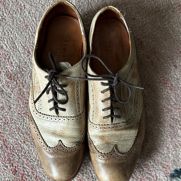Bed Stu handcrafted Cobbler Series Classic Two-Tone Leather Derby Oxfords main image 5